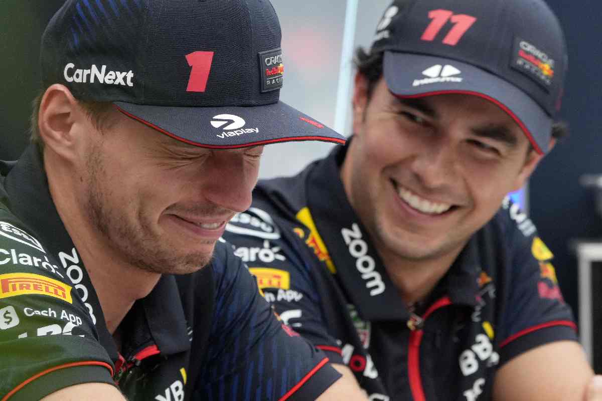 Max Verstappen e Sergio Perez