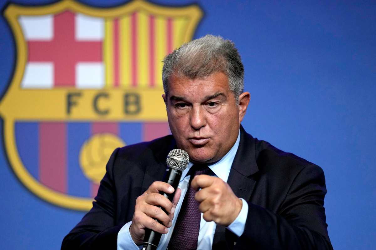 Laporta, il presidente del Barcellona parla del momento complicato