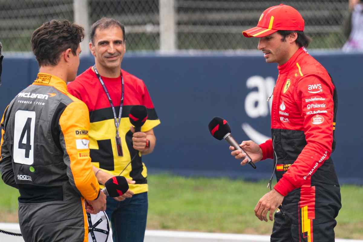 Lando Norris alla Ferrari