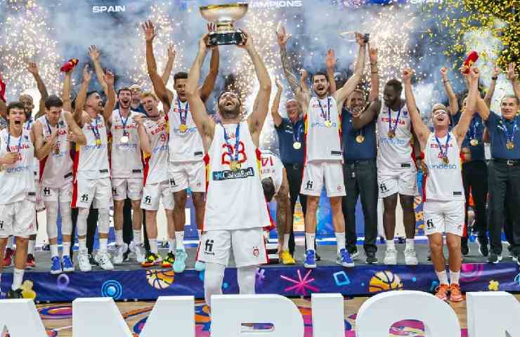 Spagna Campione d'Europa Basket
