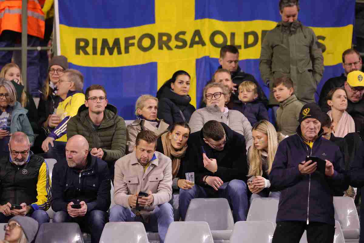 Tifosi Svezia Bruxelles