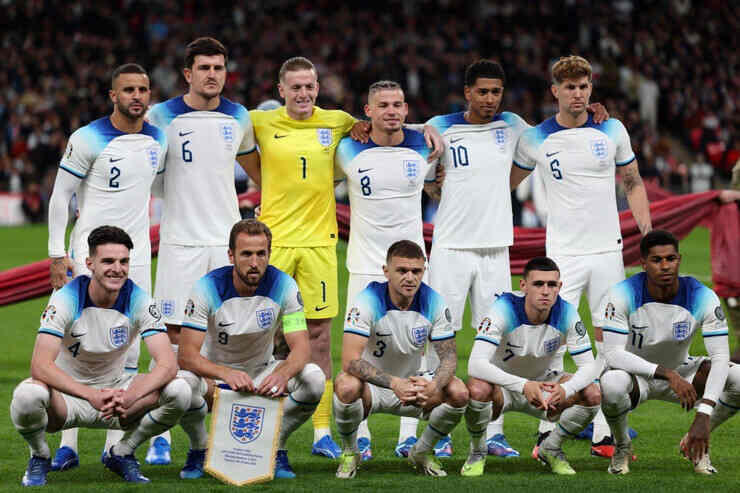 La nazionale inglese di calcio