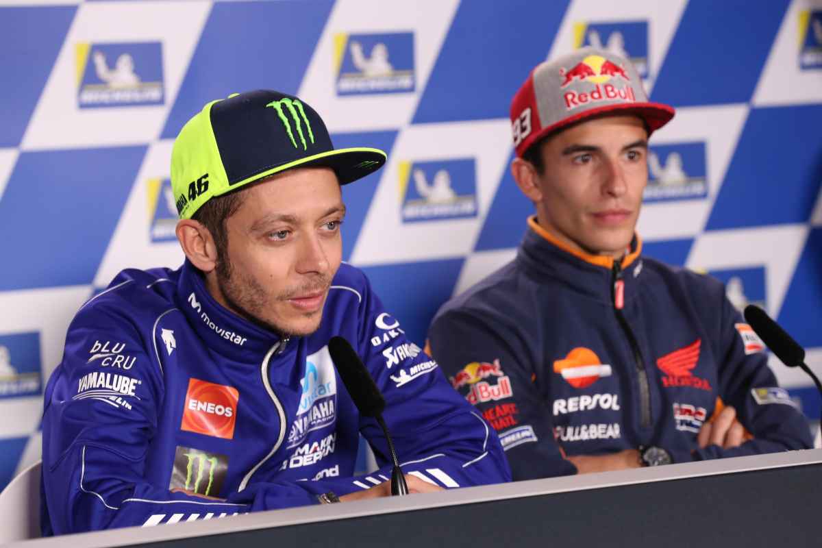 Rossi e Marquez ancora contro