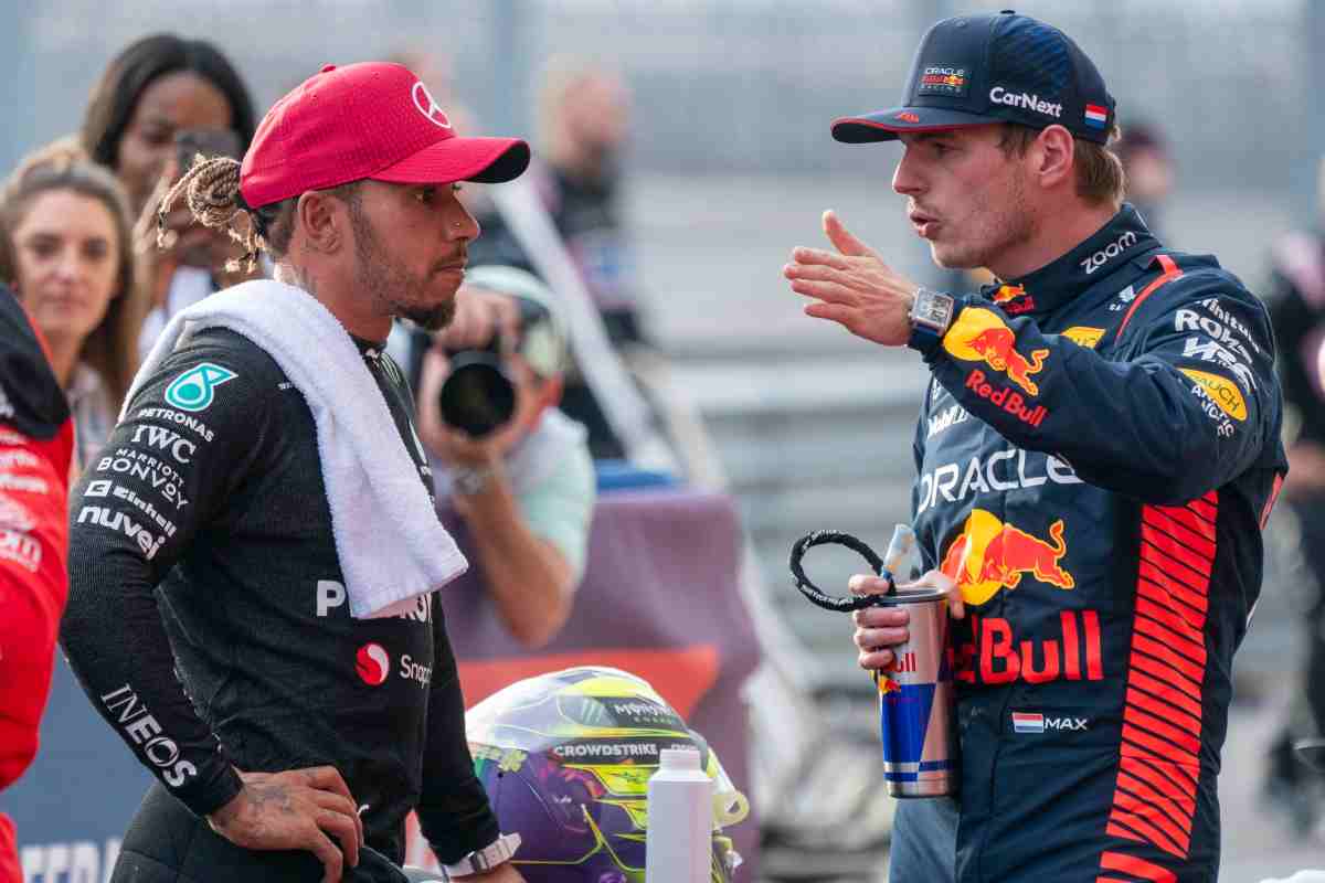 Hamilton e Verstappen mai insieme
