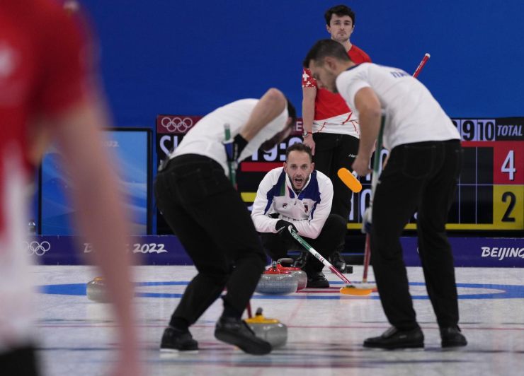 Italia curling quarta Europei