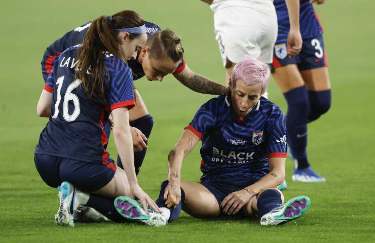 Megan Rapinoe infortunio