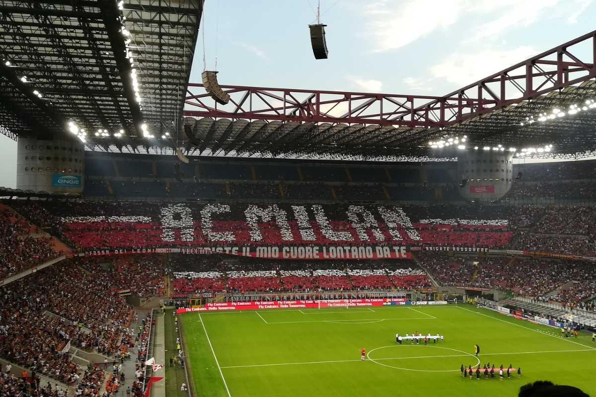 Immagine della Curva sud del Milan