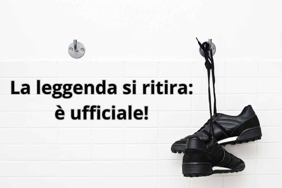 La leggenda dello sport si ritira