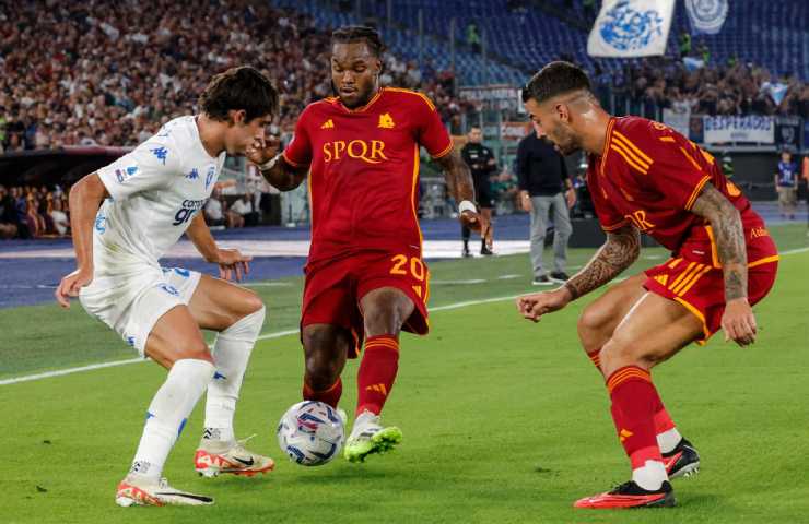 immagine di Renato Sanches e Leonardo Spinazzola durante Roma Empoli