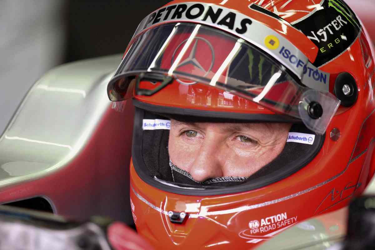 L'annuncio su Schumacher