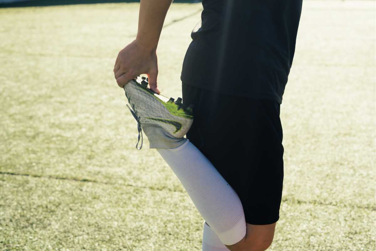 Allenamento dei calciatori