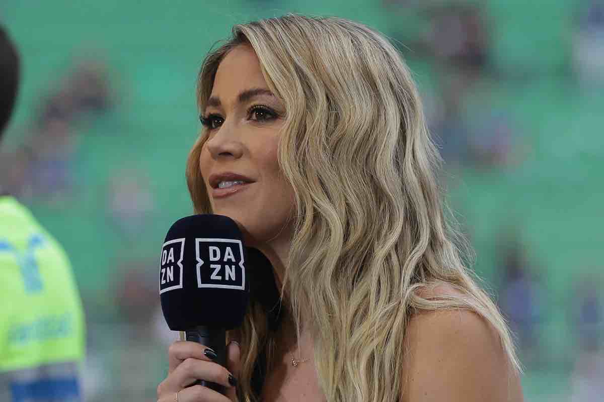 Diletta Leotta in diretta con Dazn