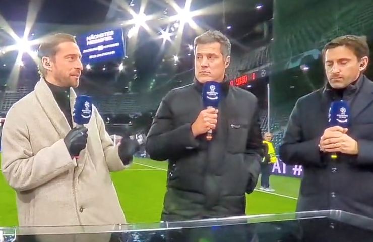 Claudio Marchisio che commenta a fine partita