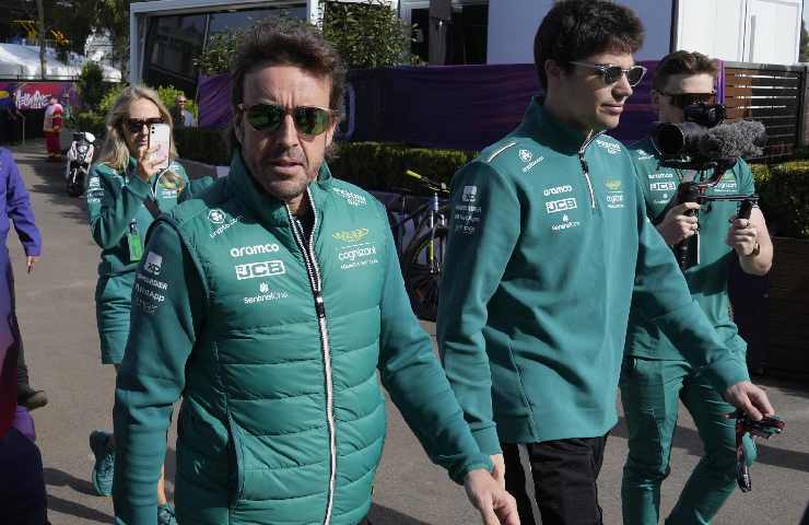 Fernando Alonso e Lance Stroll