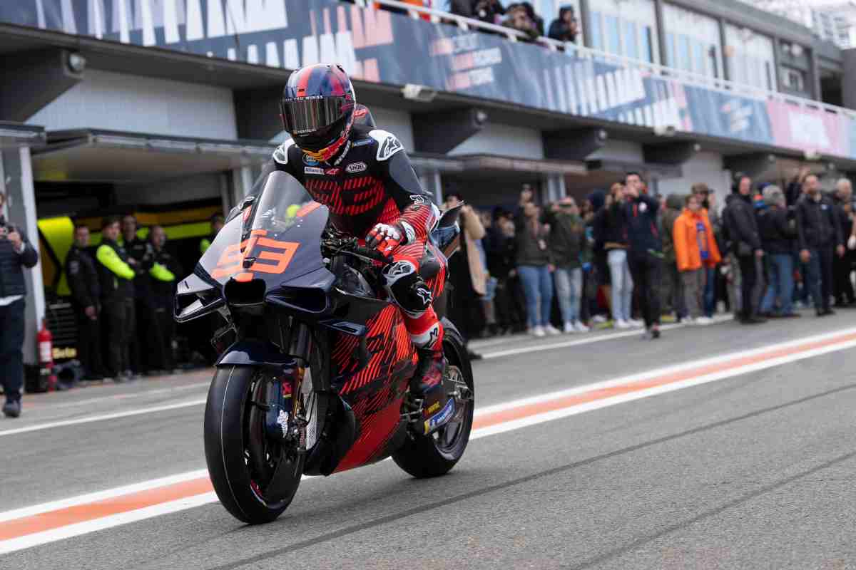 Il primo test di Marquez con la Ducati fa sognare: cambia già tutto