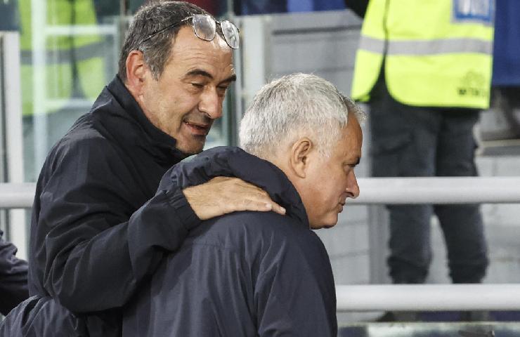 José Mourinho e Maurizio Sarri