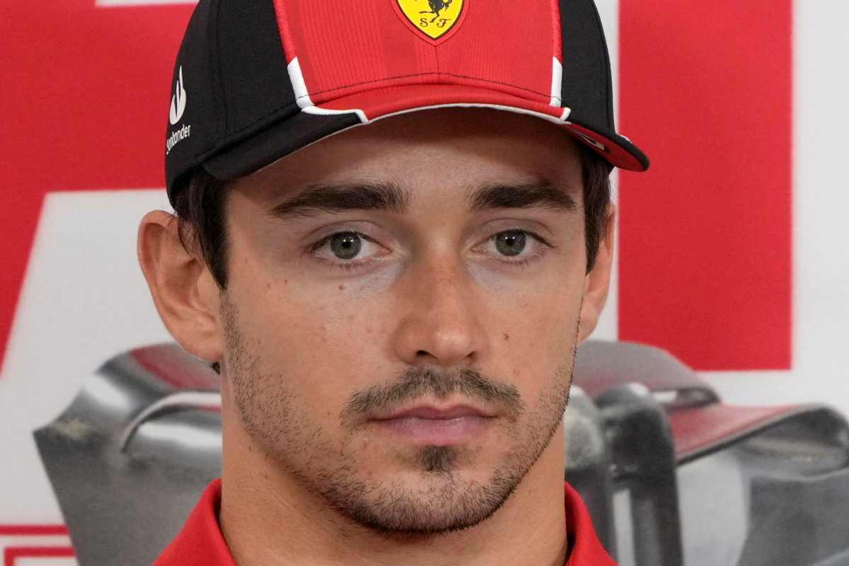 Leclerc choc per la Ferrari