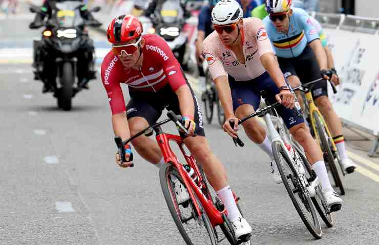 Van Aert in gruppo