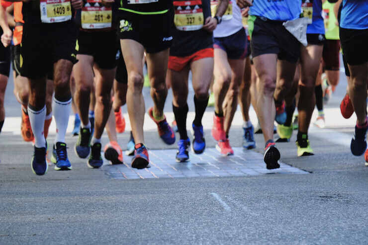 Un gruppo di runner