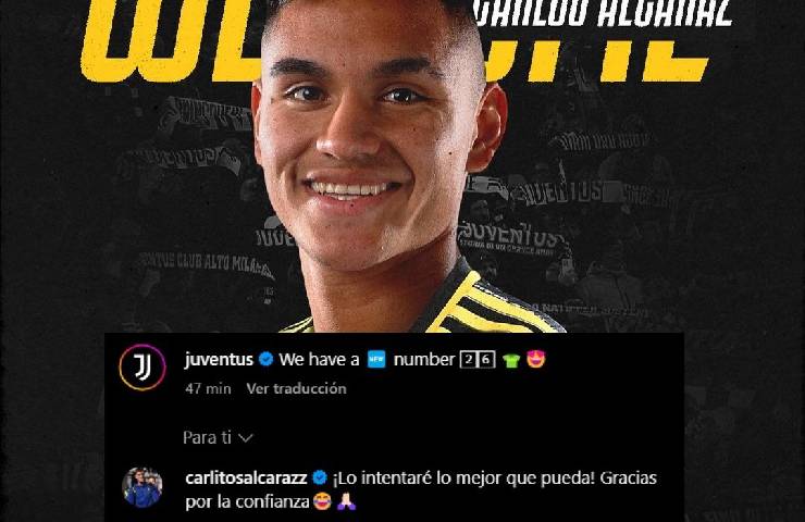 Alcaraz Juventus