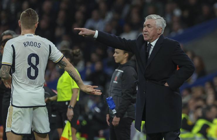 Carlo Ancelotti e Toni Kroos 