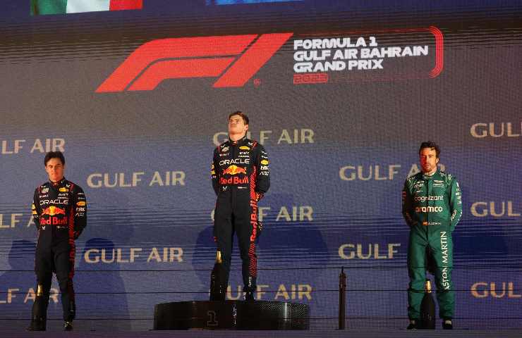 Gp Bahrain podio