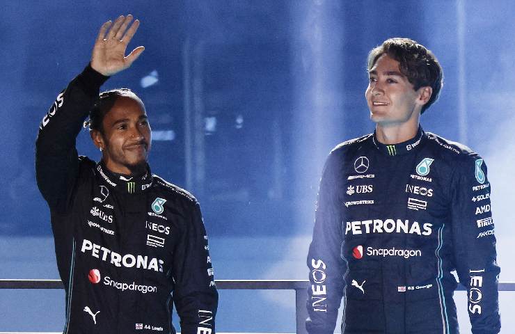 Lewis Hamilton e George Russel