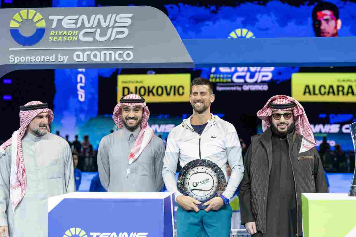 Novak Djokovic in Arabia Saudita