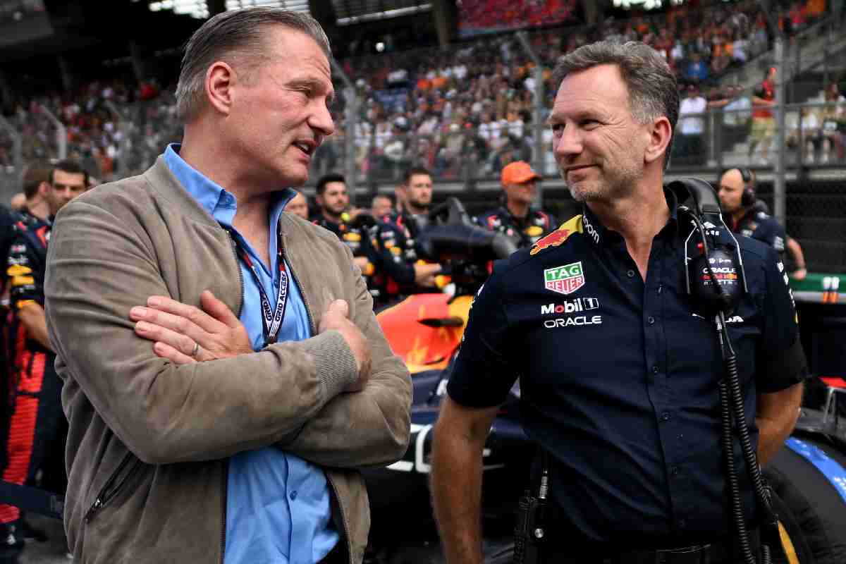 Jos Verstappen, Christian Horner Red Bull