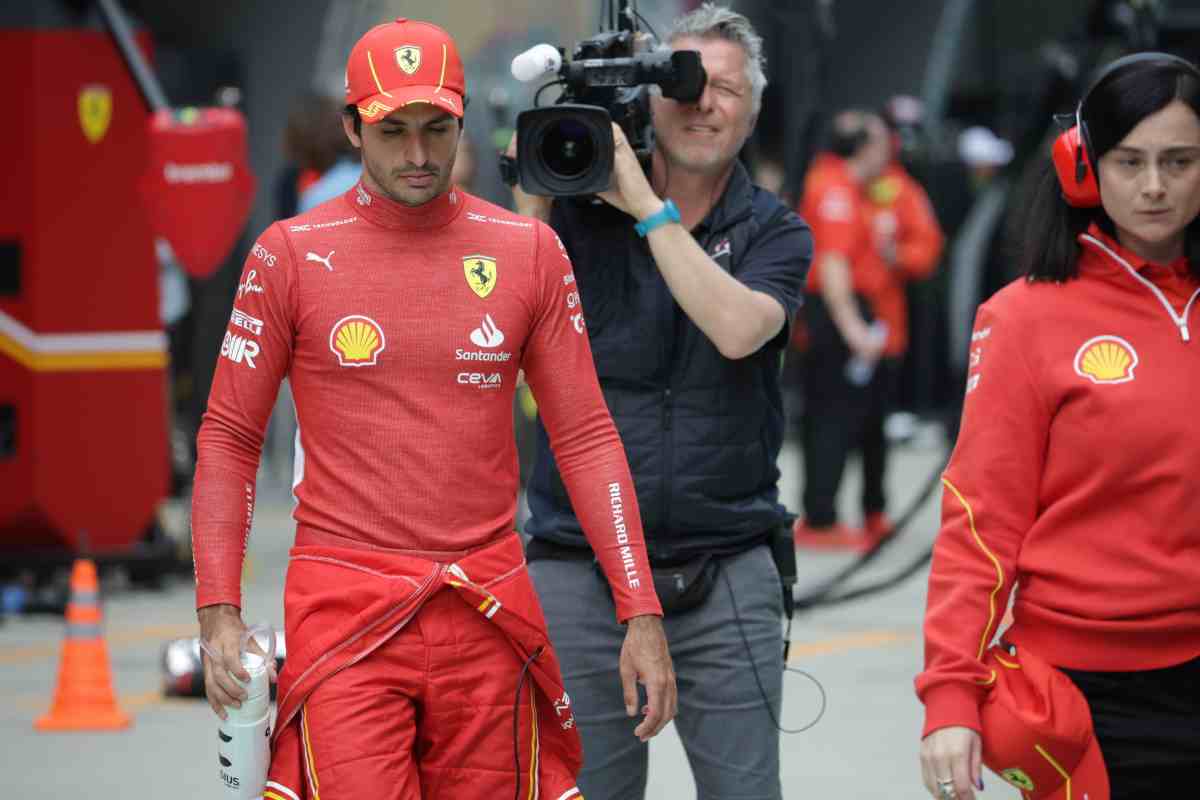 Sainz sconvolto dalla Ferrari