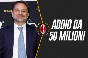 Addio da 50 milioni in casa Milan