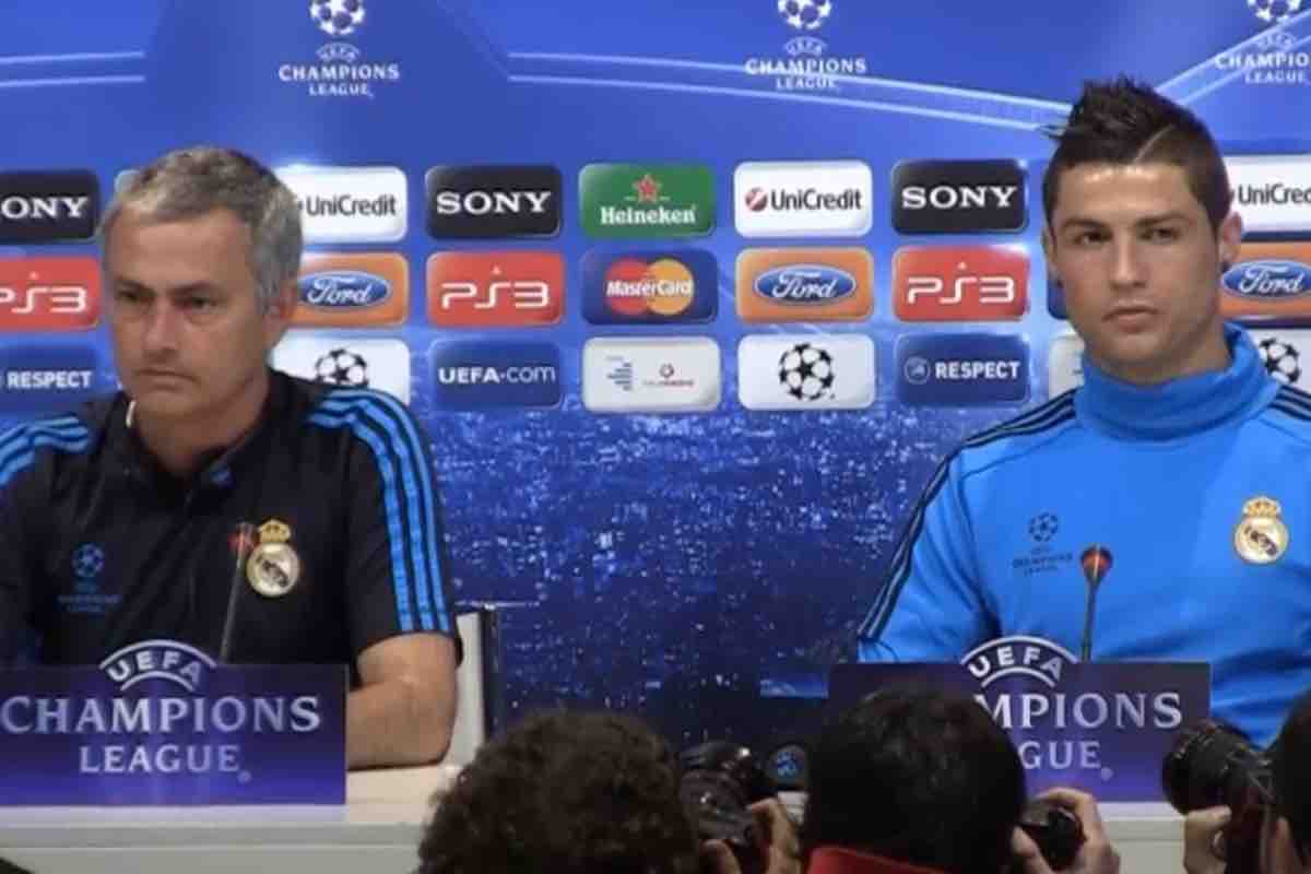 Cristiano Ronaldo José Mourinho Real Madrid