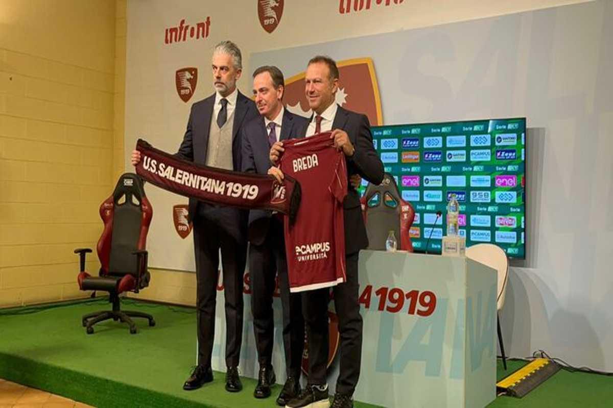 Breda si presenta alla salernitana: una nuova era da cogliere al volo