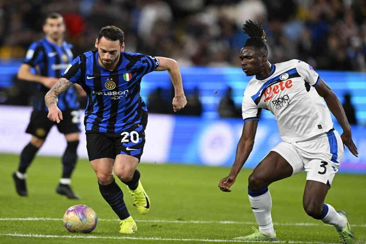 Calhanoglu out of supercoppa due to right adductor strain