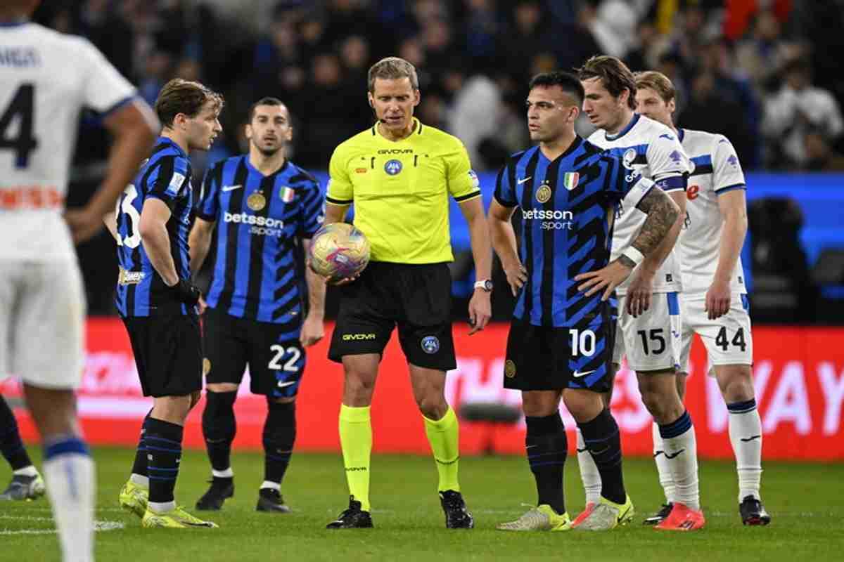 Chiffi al timone di Napoli-Juventus, Marinelli arbitrerà Lecce-Inter