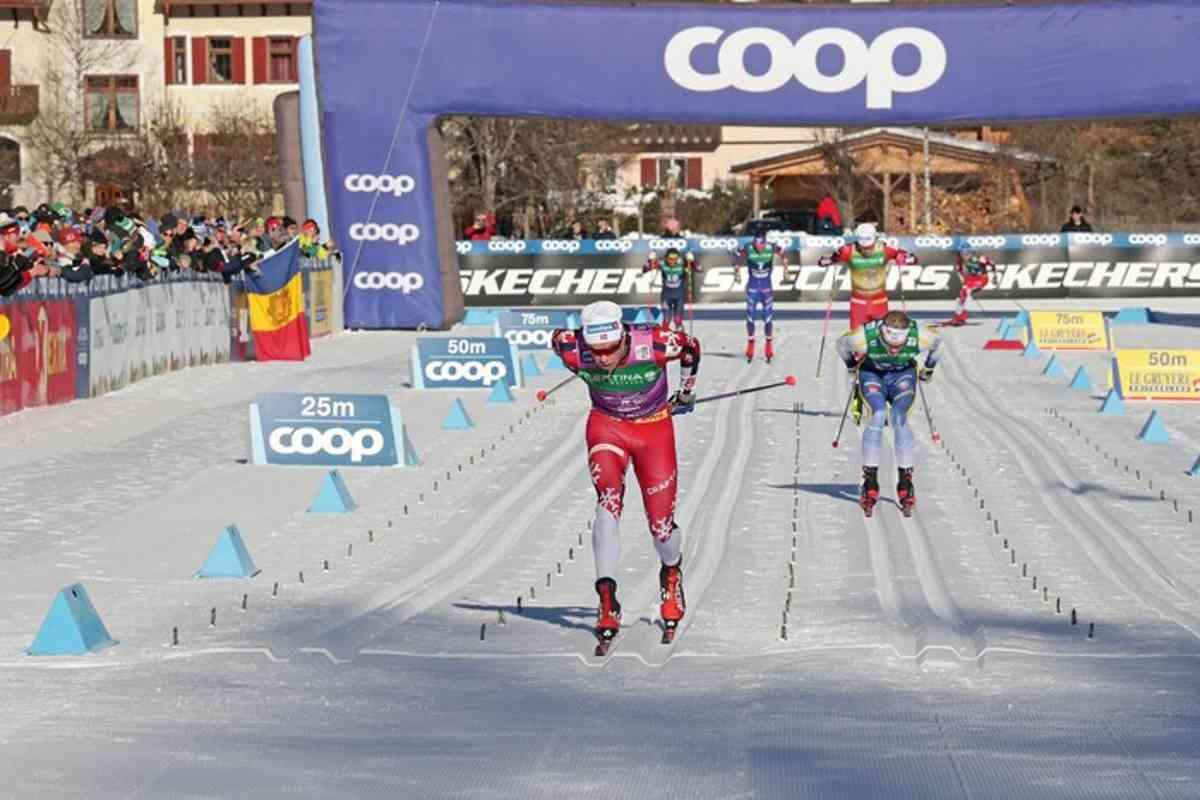 Dobbiaco ospita l'epilogo del tour de ski con amundsen e slind protagonisti