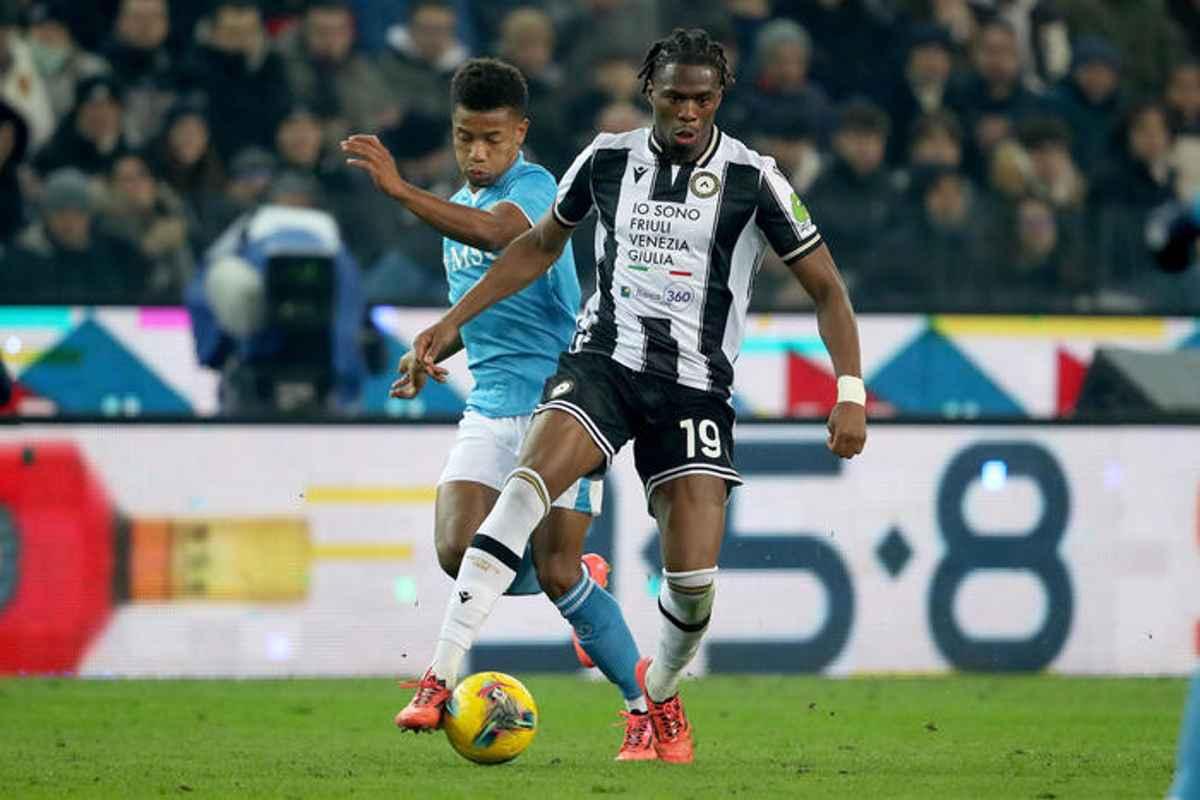 Ehizibue ko: Udinese in allerta per infortunio al flessore
