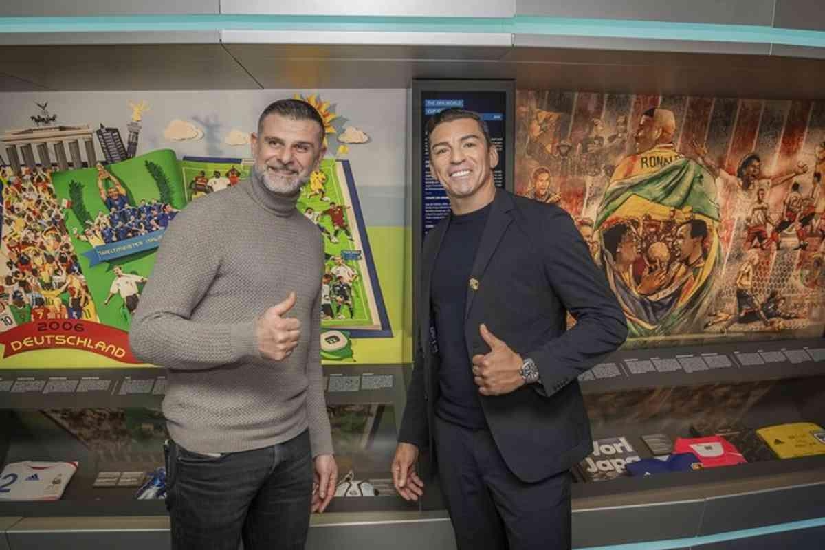 Lucio e Iaquinta scoprono i segreti del Museo Fifa
