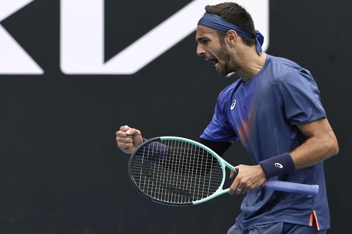 Musetti festeggia il terzo turno all'Australian Open con un atteggiamento vincente