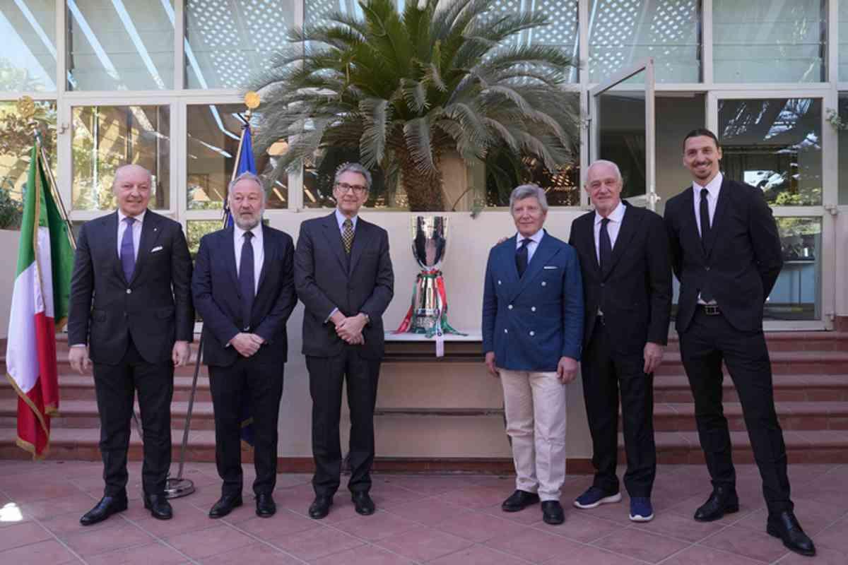Supercoppa: incontro tra lega a e club con l'ambasciatore a riad