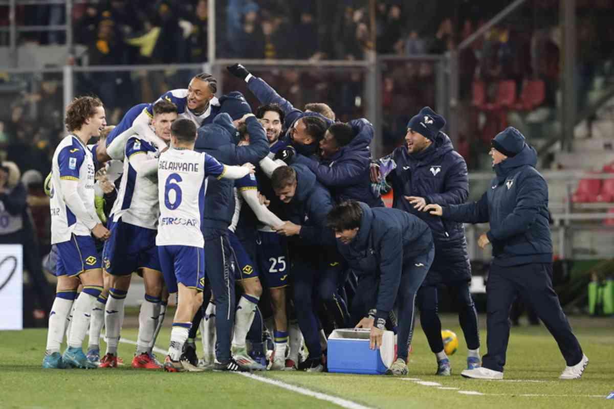 Verona ripropone la formazione di bologna contro l'udinese