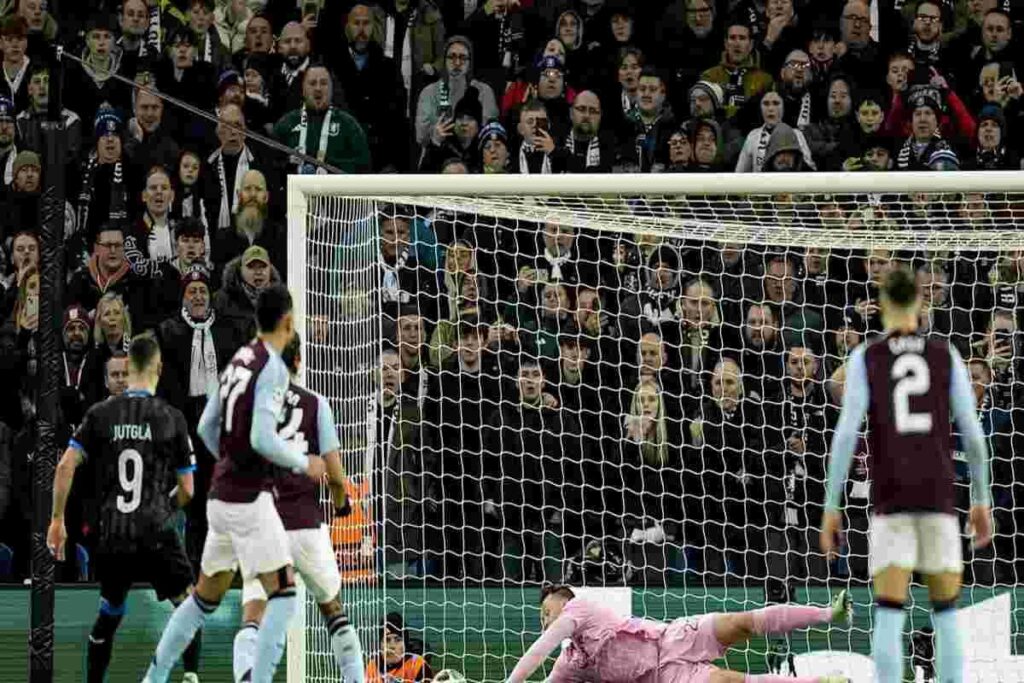 Aston Villa conquista i quarti di finale con un convincente 3-0 contro il Bruges
