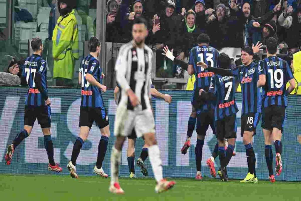 Atalanta travolge la Juventus: 4-0 e corsa al vertice con Inter e Napoli