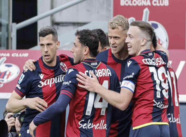 Bologna travolgente: 5-0 sulla Lazio e quarto posto in classifica