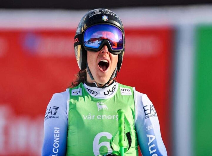 Brignone domina il Gigante di Aare, Goggia insegue al secondo posto
