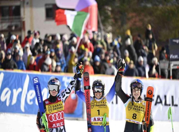 Brignone trionfa nel Gigante di Aare e si avvicina al record di Tomba, Goggia costretta a ritirarsi