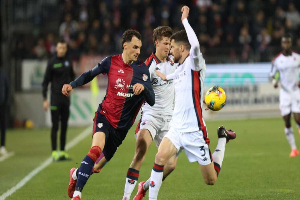 Cagliari e Genoa si dividono la posta in un emozionante pareggio 1-1