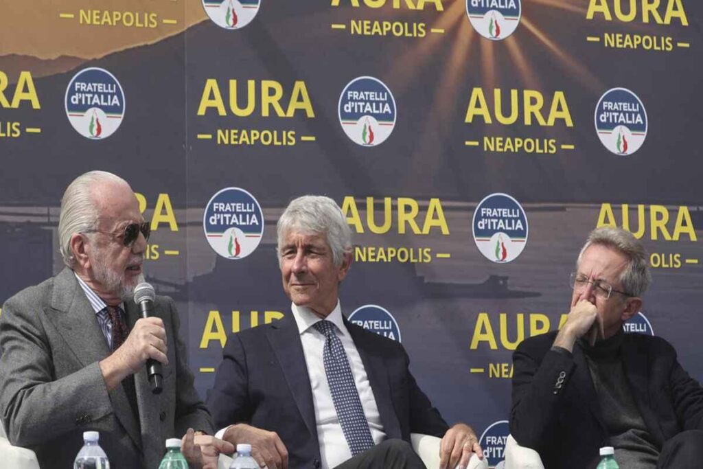 De Laurentiis si impegna a finanziare la ristrutturazione dello stadio 'Maradona'