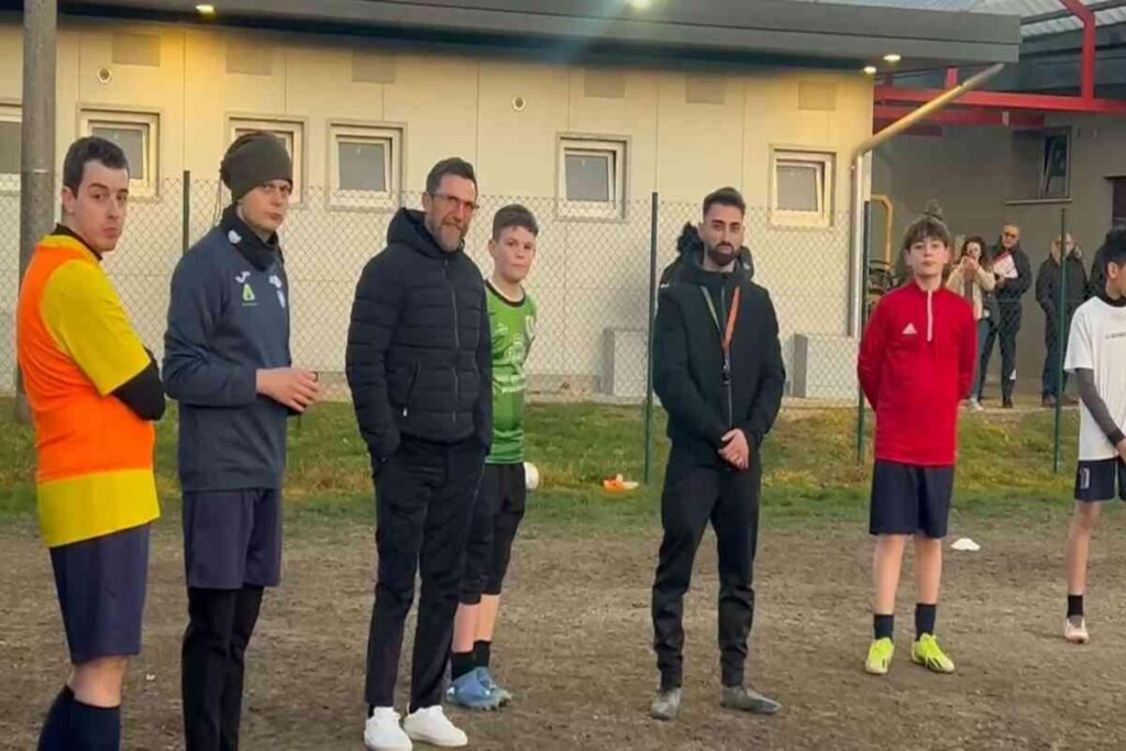 Di Francesco guida l'allenamento dei talenti 'ForMedAbili'