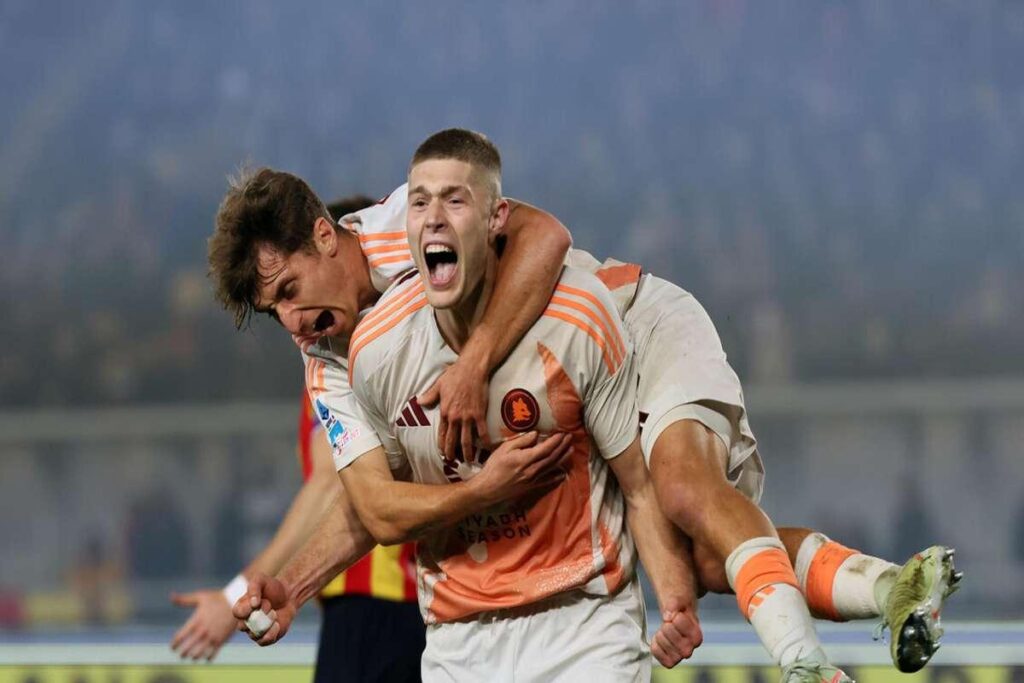 Dovbyk regala la vittoria alla Roma nel finale contro il Lecce